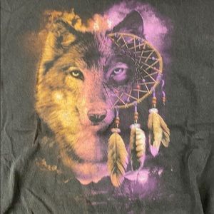 Wolf Dreamcatcher T-Shirt XL